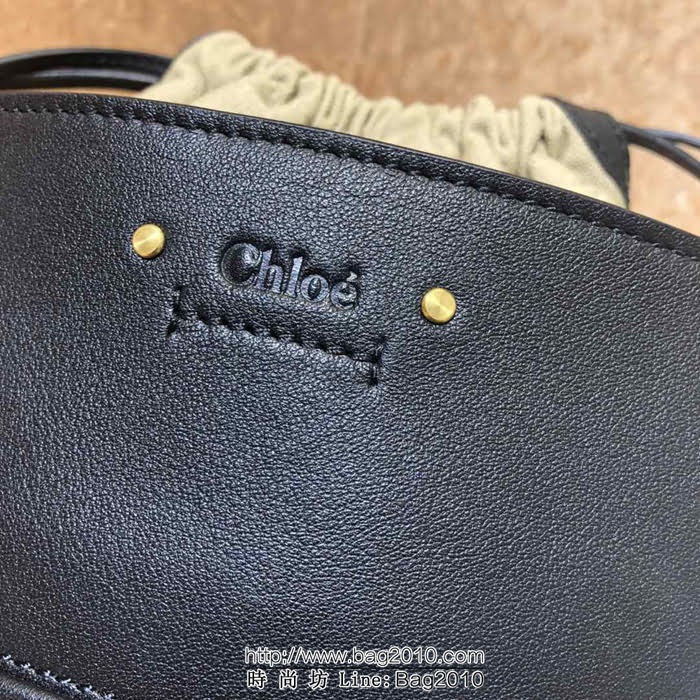 Chloe克洛伊 最新 進口小牛皮Roy系列 小號水桶包  ypk1009